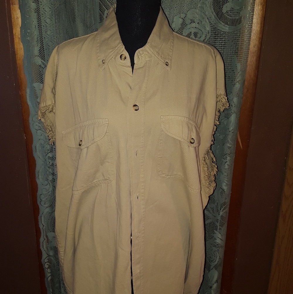 2 pc. Bundle mens 3x biker button up shirts